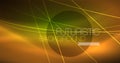 Digital technology abstract background - neon geometric design. Abstract glowing lines. Colorful techno background Royalty Free Stock Photo
