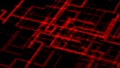 Digital technology background. Directed stream of luminous particles. Big data visualization. 3d rendering