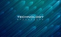 Digital technology green blue background concept arrow technology abstract tech innovation future data internet network Royalty Free Stock Photo