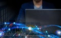 Digital technology Internet Wi-Fi network connection, network Royalty Free Stock Photo