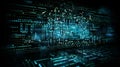 Digital Technology Network Data and Communication Concept Abstract Background Royalty Free Stock Photo