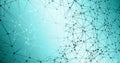 Digital technology, neural network algorithm graphic dot backgrounds, digital data science graphics