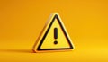 Digital Technology System Caution Warning Sign Royalty Free Stock Photo