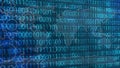 Digital Technology World Map Gear Binary Code Background Royalty Free Stock Photo