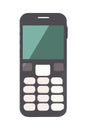 digital telephone device tech icon