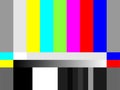 Digital Television test pattern of stripes,SD