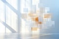 Digital Tesseract Projection Reveals Immersive Multidimensional Space With Illuminated Layers