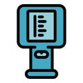 Digital thermal imager icon color outline vector Royalty Free Stock Photo