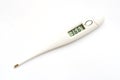 Digital thermometer isolated