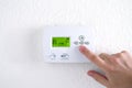 Digital thermostat Royalty Free Stock Photo