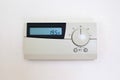 Digital Thermostat set to 19,5 degrees Celcius