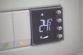 Digital thermostat  3 Royalty Free Stock Photo