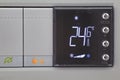 Digital thermostat #4 Royalty Free Stock Photo