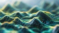 Digital Topography - Abstract Landscape of Data