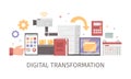 Digital Transformation Concept Royalty Free Stock Photo