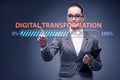 Digital transformation and digitalization concept