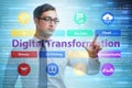 Digital transformation and digitalization technology concept