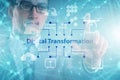 Digital transformation and digitalization technology concept