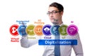 Digital transformation and digitalization technology concept