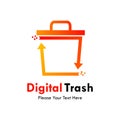 Digital trash logo