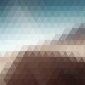 Digital triangle pixel mosaic