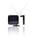 Digital TV 2 Royalty Free Stock Photo