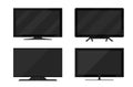 Digital TV, plasma blank LCD screen, display panel Royalty Free Stock Photo