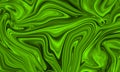 Digital ufo green abstract background with liquify flow