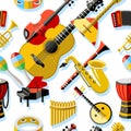 Digital vector blue red music Royalty Free Stock Photo