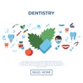 Digital vector dentistry simple icons