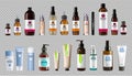 Digital Vector Realistic Bottles Mockup