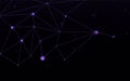 Digital very peri plexus line background. Network macromolecule cybernetic banner for web
