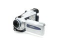 Digital Video Camcorder on Isolated white background Royalty Free Stock Photo