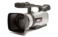 Digital Video Camera (Front-Side View) Royalty Free Stock Photo