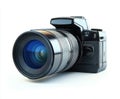 digital video camera isolated Royalty Free Stock Photo