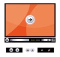 Digital video player Royalty Free Stock Photo