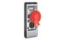 Digital voice recorder with best choice badge, 3D rendering