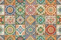 Digital Wall Tile Decor For Home, Ceramic Tile Design, Seamless colourful patchwork in Indian style Royalty Free Stock Photo