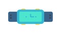 Digital Watch Accessory Flat Vector Icon, vector design Generative AI Royalty Free Stock Photo
