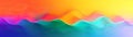 Digital wave pattern in rainbow shades, fluid background, tech-inspired