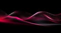The Digital Waveform features a vibrant abstract digital rendering where interconnected data points come together to Royalty Free Stock Photo