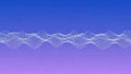 Digital Waveform of White Dots on a Gradient Blue and Purple Background Keywords: abstract, background, digital Royalty Free Stock Photo