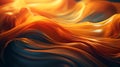 Digital waves orange color , nice background Royalty Free Stock Photo