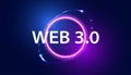 Digital Web 3.0 concept. Semantic Web and AI algorithms analyze, interpret and evaluate data such as DeFi, Crypto, NFT, DApps, Royalty Free Stock Photo