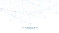 digital web network technology background with triangle shapes design Royalty Free Stock Photo