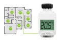 Digital Wireless Radiator Thermostatic Valve as Climate Control