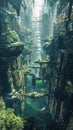 A digital world where virtual and physical realities merge creating a hyper real environment of endless possibilities