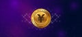 Digital Yuan China Chinese central bank digital currency crypto blockchain coin concept futuristic financial technology