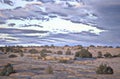 Digitally altered painterly view of Canyon de Chelly National Monument, Arizona Royalty Free Stock Photo