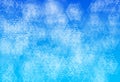 High resolution blue snowflakes abstract background. Royalty Free Stock Photo